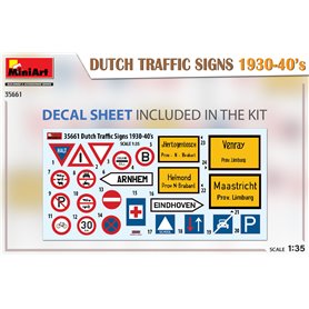 Mini Art 1:35 DUTCH TRAFFIC SIGNS 1930-1940S