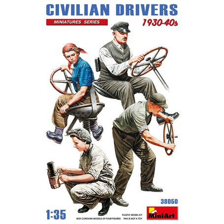 Mini Art 38050 Civilian Drivers 1930-40s