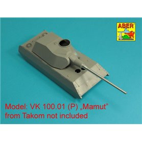 ABER 1:35 Metalowa lufa 128mm PaK.44 L/55 do VK100.01(P)