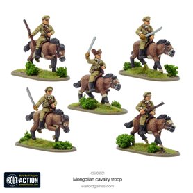 Bolt Action Mongolian Cavalry Troop