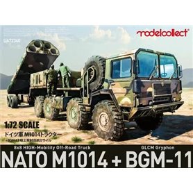 Modelcollect UA72340 NATO M1014 8X8 HIGH-Mobility Off-Road Truck + BGM-11 GLCM Gryphon