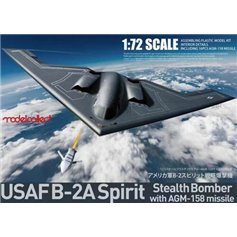 Modelcollect 1:72 USAF B-2A Spirit - STEALTH BOMBER W/AGM-158 MISSILE