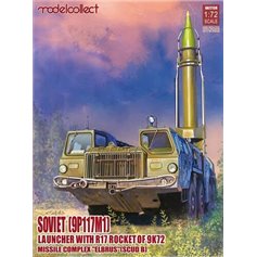 Modelcollect 1:72 SOVIET 9P117M1 LAUNCHER W/R17 ROCKET OF 9K72 MISSILE COMPLES ELBRUS SCUD B