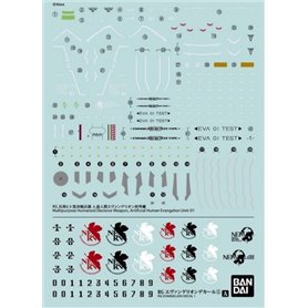 Bandai 62932 GUNDAM DECAL RG EVANGELION 1 GUN62932 ID [  ]
