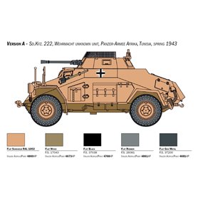 Italeri 1:56 Sd.Kfz.222/223