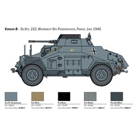 Italeri 1:56 Sd.Kfz.222/223