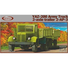GMU 72001 YAZ-200 Army Truck 2-Axle Trailer 2-AP-3