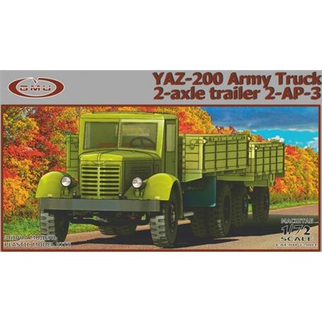GMU 72001 YAZ-200 Army Truck 2-Axle Trailer 2-AP-3