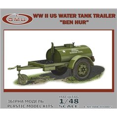 GMU 1:48 WWII US WATER TANK TRAILER - BEN HUR 
