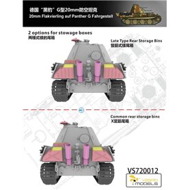 Vespid Models 1:72 Pz.Kpfw.V Panther Ausf.G 20mm Flakvierling auf Fahrgestell