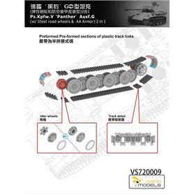 Vespid Models 720009 Panther Pz.Kpfw. V Ausf G 2in1