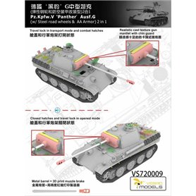 Vespid Models 720009 Panther Pz.Kpfw. V Ausf G 2in1