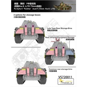 Vespid Models 1:72 Pz.Kpfw.V Panther Ausf.F - 75mm Kw.K. L/70