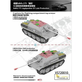 Vespid Models 720010 Jagdpanther Sdkfz.173 G1 Late Production