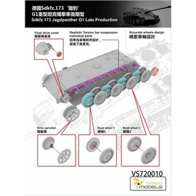 Vespid Models 720010 Jagdpanther Sdkfz.173 G1 Late Production