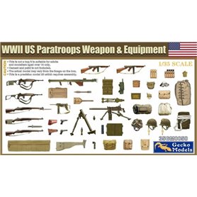 Gecko Models 35GM0050 WWII US Paratroops Weapon & Equipment