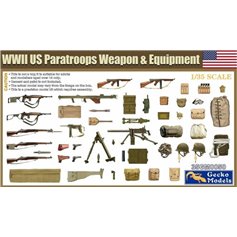 Gecko Models 1:35 WWII US PARATROOPS WEAPON AND EQUIPMENT