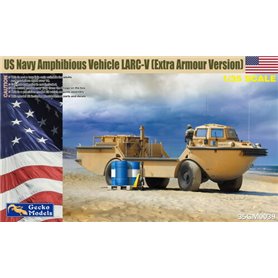 Gecko Models 35GM0039 US Navy Amphibious Vehicle LARC-V (Extra Armour Version)