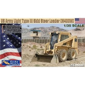 Gecko Models 35GM0009 US Army Light Type III Skid Steer Loader (M400W) with Bar Track