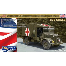 Gecko Models 35GM0070 Well Known K2/Y Ambulances (Limited Edition Special Boxing)