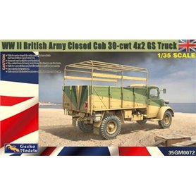 Gecko Models 35GM0072 WWII British Army Closed Cab 30-cwt 4X2 GS Truck