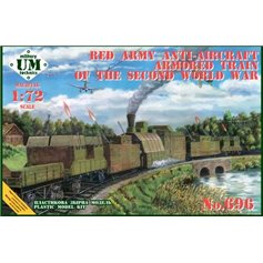UMMT 1:72 RED ARMY ANTI-AIRCRAFT ARMORED TRAIN OF THE WWII