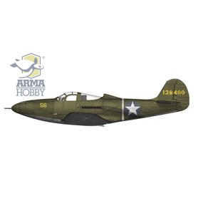 Arma Hobby 1:72 CACTUS AIR FORCE - Grumman F4F-4 Wildcat + Bell P-400/P-39D Airacobra - DELUXE SET