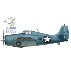 Arma Hobby 1:72 CACTUS AIR FORCE - Grumman F4F-4 Wildcat + Bell P-400/P-39D Airacobra - DELUXE SET