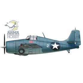 Arma Hobby 1:72 CACTUS AIR FORCE - Grumman F4F-4 Wildcat + Bell P-400/P-39D Airacobra - DELUXE SET