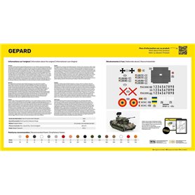 Heller 1:35 Gepard - STARTER KIT - z farbami