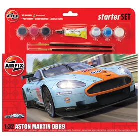 Airfix 1:32 Aston Martin DBR9 - STARTER SET - z farbami