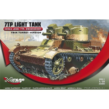 Mirage Hobby 1:35 7TP Light Tank Double-turret version 