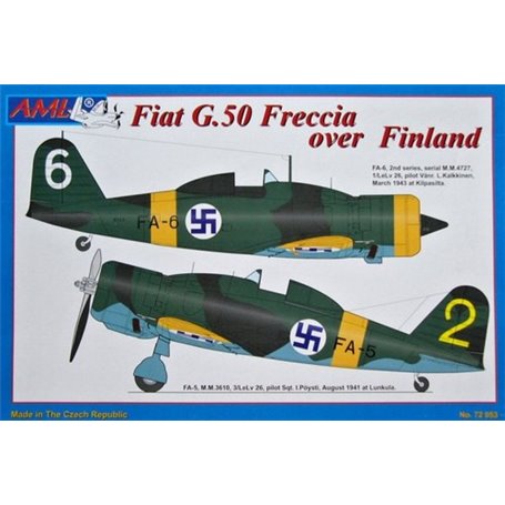 AML 72053F Fiat G.50 Freccia over Finland