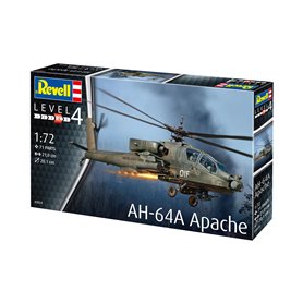 Revell 1:72 AH-64A Apache - MODEL SET - w/paints 