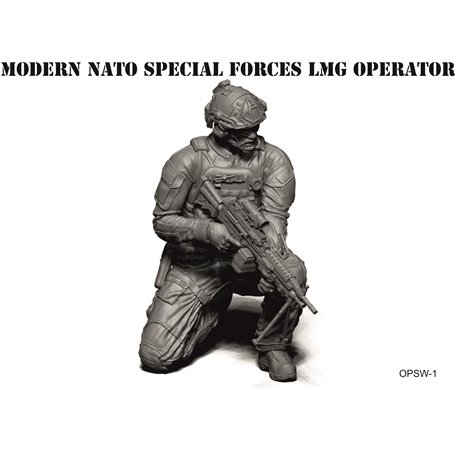 G&G Simulations 1:35 Modern NATO Special Forces LMG Operator