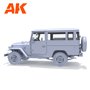 AK Interactive 1:35 FJ43 SUV WITH HARD TOP