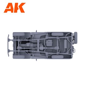 AK Interactive 1:35 FJ43 SUV WITH HARD TOP