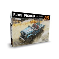 AK Interactive 1:35 FJ43 PICKUP WITH DSHKM 