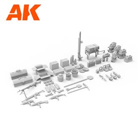 AK Interactive 1:35 IDF ACCESSORIES