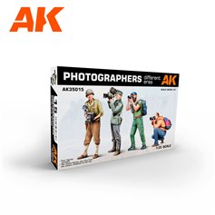 AK Interactive 1:35 PHOTOGRAPHERS - DIFFERENT ERAS