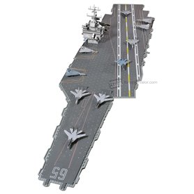 Forces Of Valor 831108 1:200 CVN-65 Deck, Section #H Deck + F-14A IRIAF, BuNo.160353 (3-6079), Tactical Fighter Base 8, Khatami,