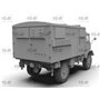 ICM 1:35 Unimog S 404 - W/BOX BODY GERMAN MILITARY TRUCK