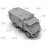 ICM 1:35 Unimog S 404 - W/BOX BODY GERMAN MILITARY TRUCK