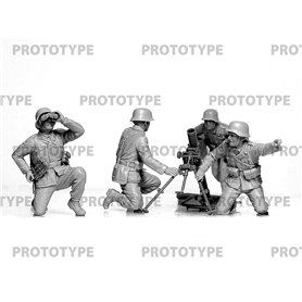 ICM 1:35 WWII GERMAN MORTAR S.GR.W.34 W/CREW