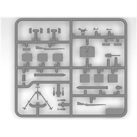 ICM 1:35 WWII GERMAN MORTAR S.GR.W.34 W/CREW