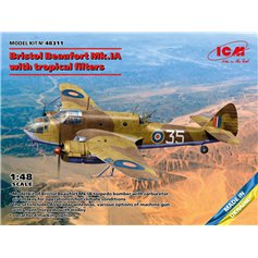 ICM 1:48 Bristol Beaufort Mk.IA - W/TROPICAL FILTERS 