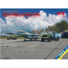 ICM 1:72 SOVIET MILITARY AIRFIELD 1980 MiG-29 + APA-50M + ZIL-131