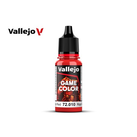 VALLEJO 72010 Game Color 18 ml. Bloddy Red