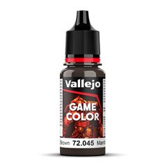Vallejo GAME COLOR 72045 Charred Brown - 18ml
