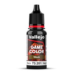 Vallejo GAME COLOR WASH 73201 Black - 18ml
